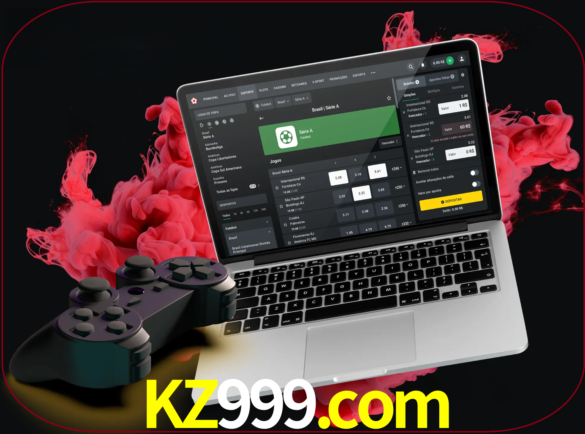 Visite a secção especial de jogos de vídeo em kz999 para descobrir em que jogos pode apostar e ganhar muito dinheiro.